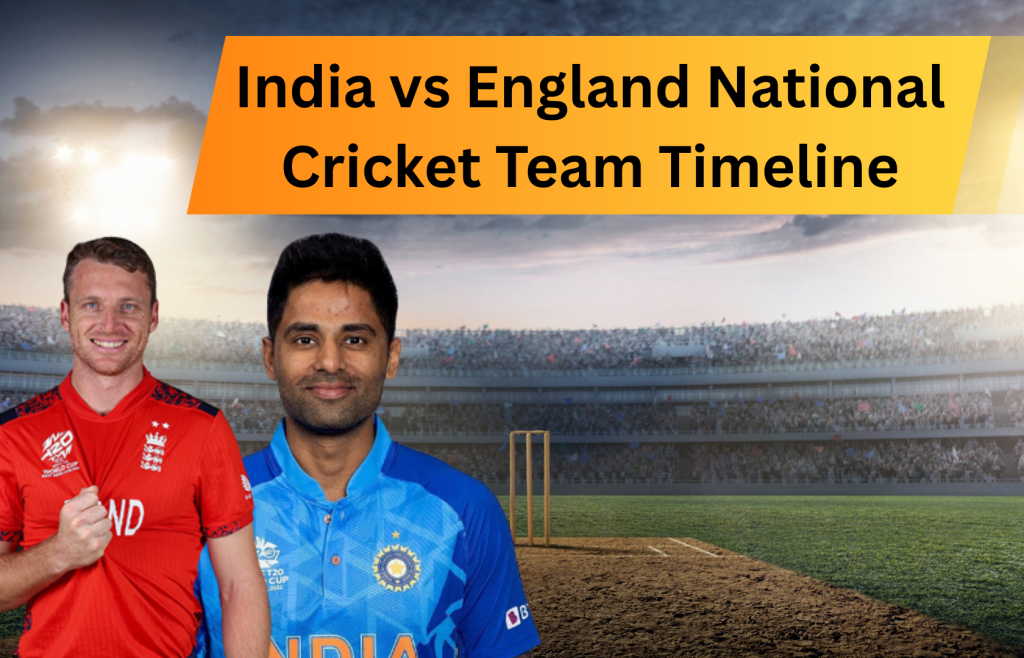 India National Cricket Team vs England Cricket Team Timeline