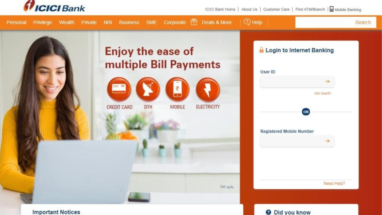 Key Features After Login