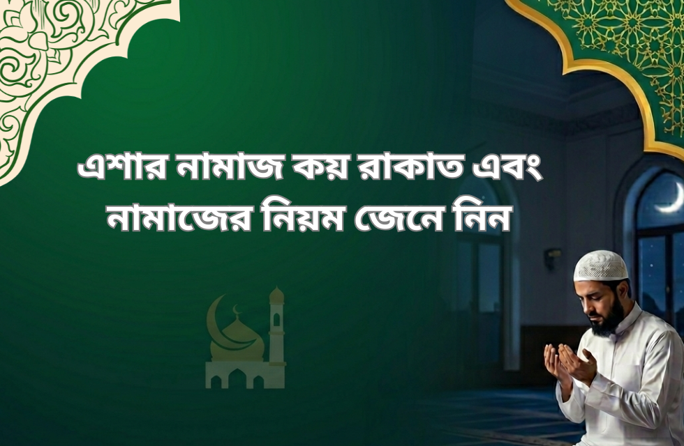 এশার নামাজ কয় রাকাত এবং নামাজের নিয়ম জেনে নিন এশার নামাজ কয় রাকাত এবং নামাজের নিয়ম জেনে নিন.png