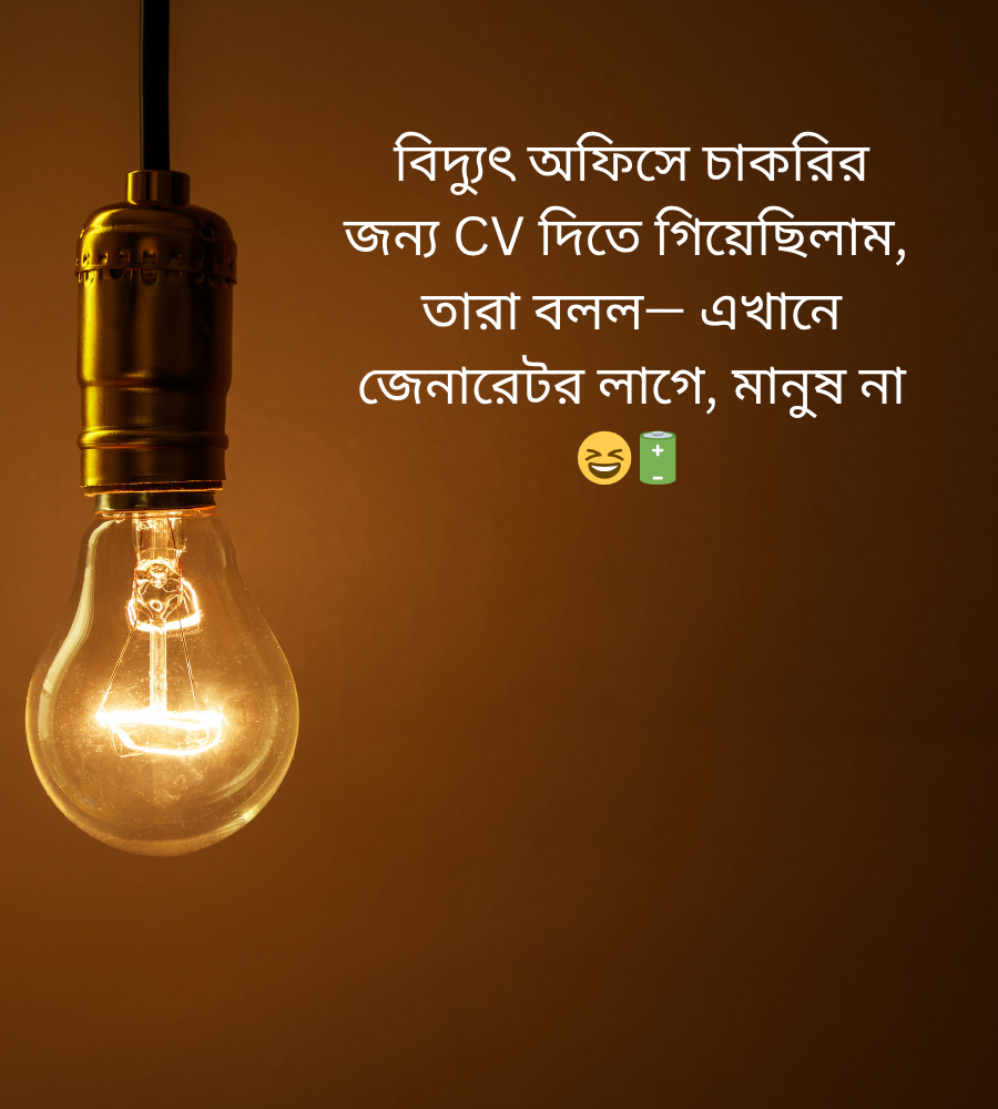 লোডশেডিং নিয়ে ফানি ক্যাপশন