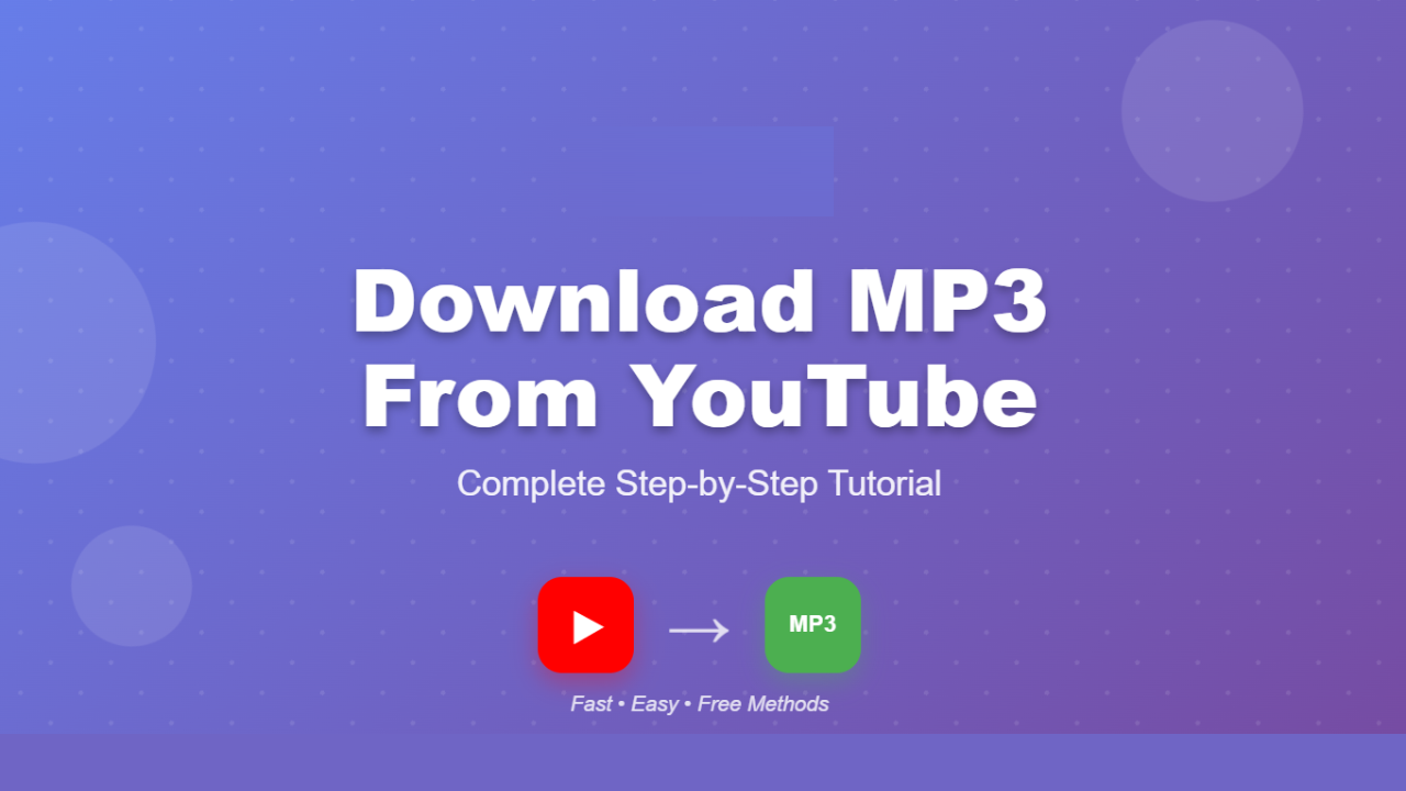 How to Convert a YouTube Video to MP3