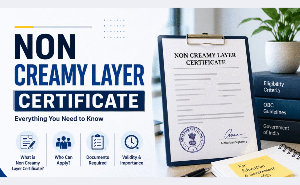 Non-Creamy Layer Certificate: Full Guide in Simple Words